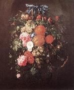 HEEM, Cornelis de Still-Life with Flowers wf Spain oil painting artist